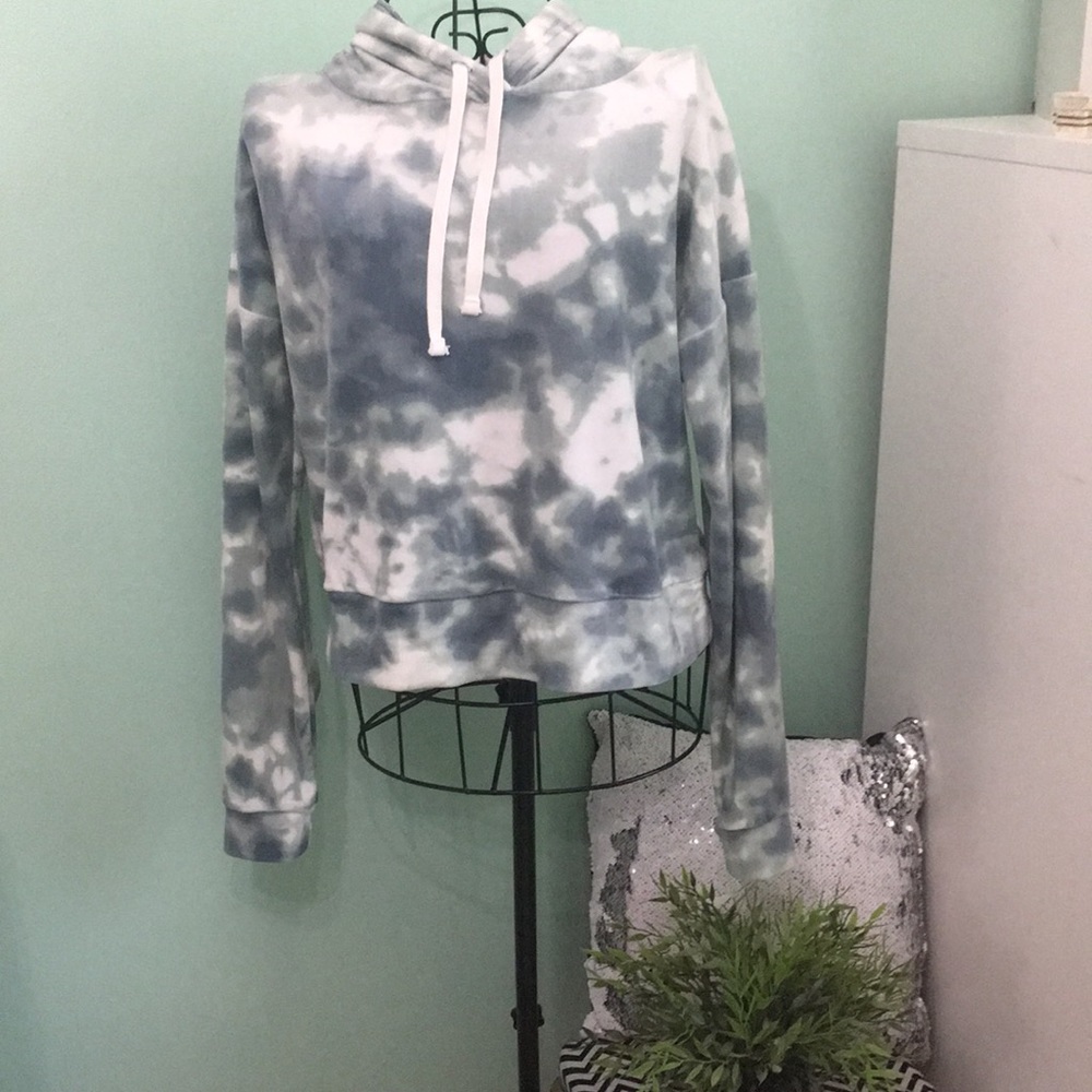 😀🆕BLUE/GREEN TIE DYE soft hoodie